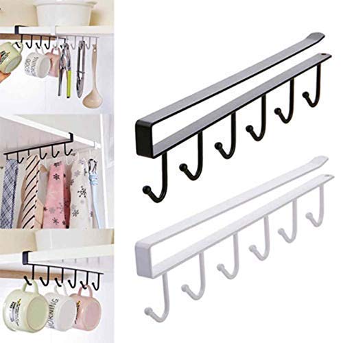 6 Hook Hangers Multifunctional No Drill, No Punch Hook (Pack of 1)