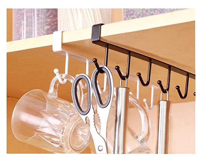 6 Hook Hangers Multifunctional No Drill, No Punch Hook (Pack of 1)